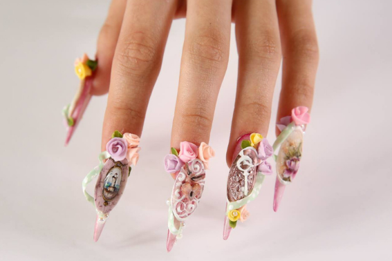7. "Nail Art Challenge: Compete in Nail Design Contests" - wide 6